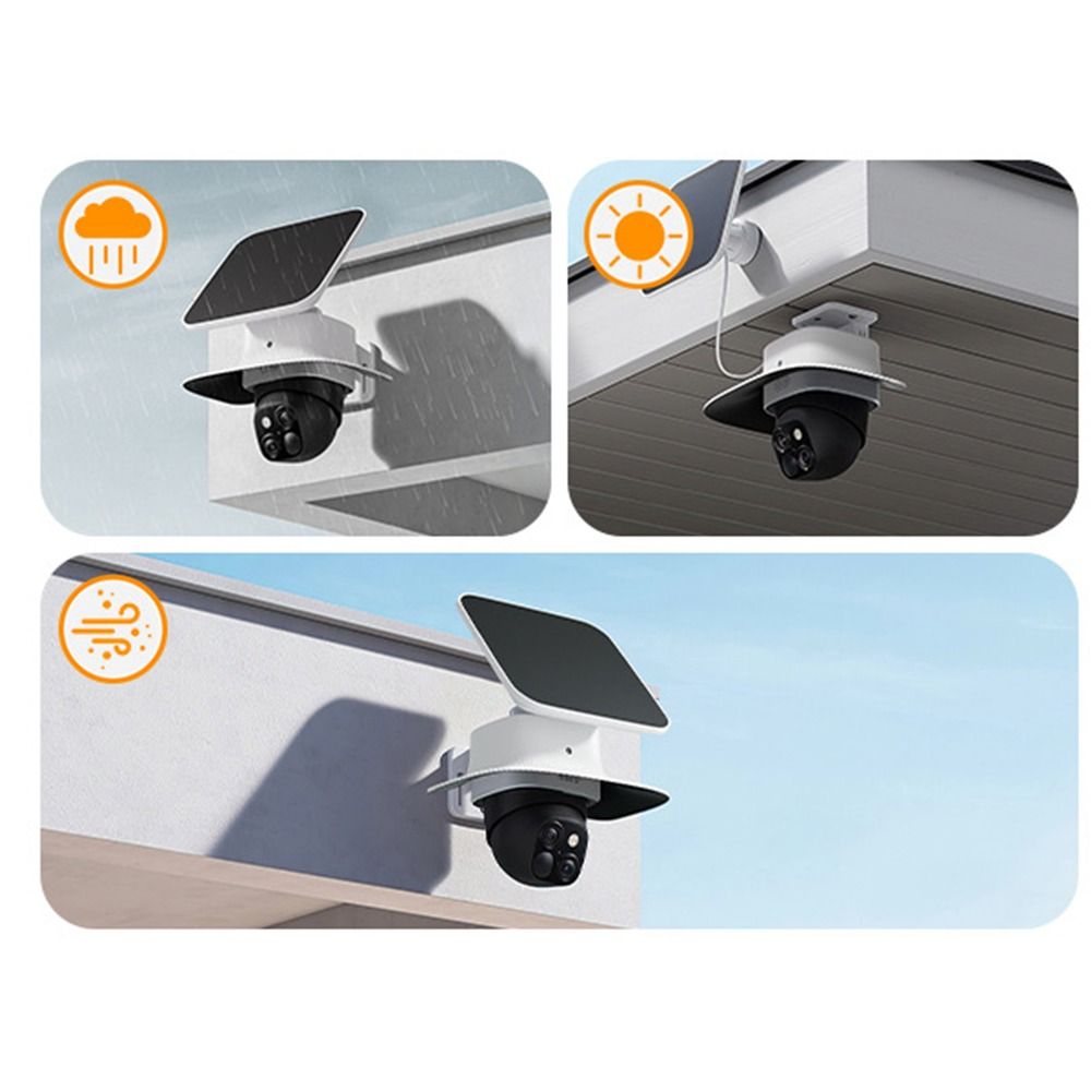 Eufy Camera S340 - ฝาครอบกันฝนกันแดดสำหรับกล้อง ฝาครอบป้องกันกล้องวงจรปิดพลาสติกสีขาว ป้องกันสภาพอากาศ สำหรับ Eufy S340