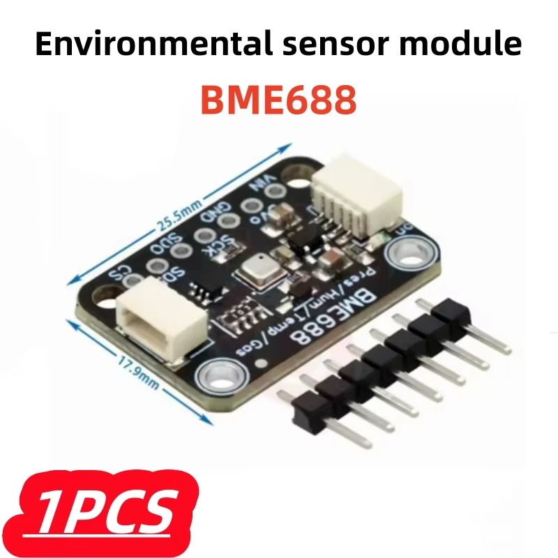 Temperature Humidity Sensor - 1 ชิ้น/ล็อต โมดูลเซ็นเซอร์สิ่งแวดล้อม BME688 ใหม่ 100%