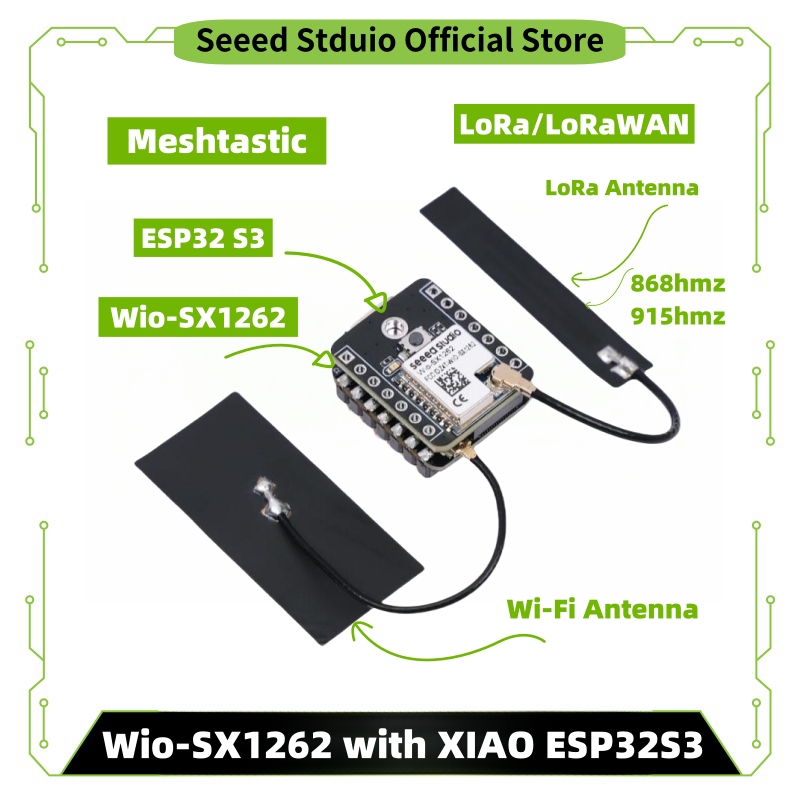 Home Automation Arduino - โมดูล ESP32 S3 LoRa Meshtastic LoRa