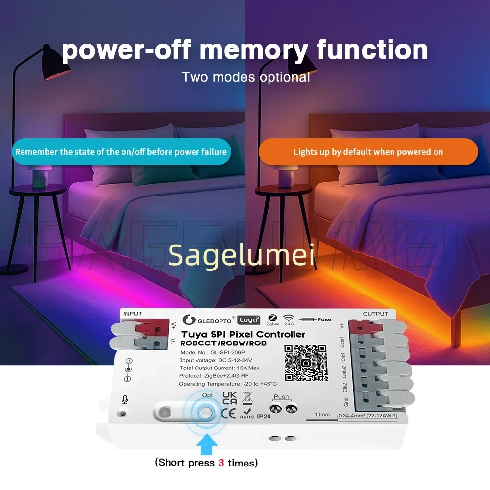 ตัวควบคุมไฟ LED แบบเส้น SPI Pi - Zigbee Coordinator Stick บทวิจารณ์และราคา
