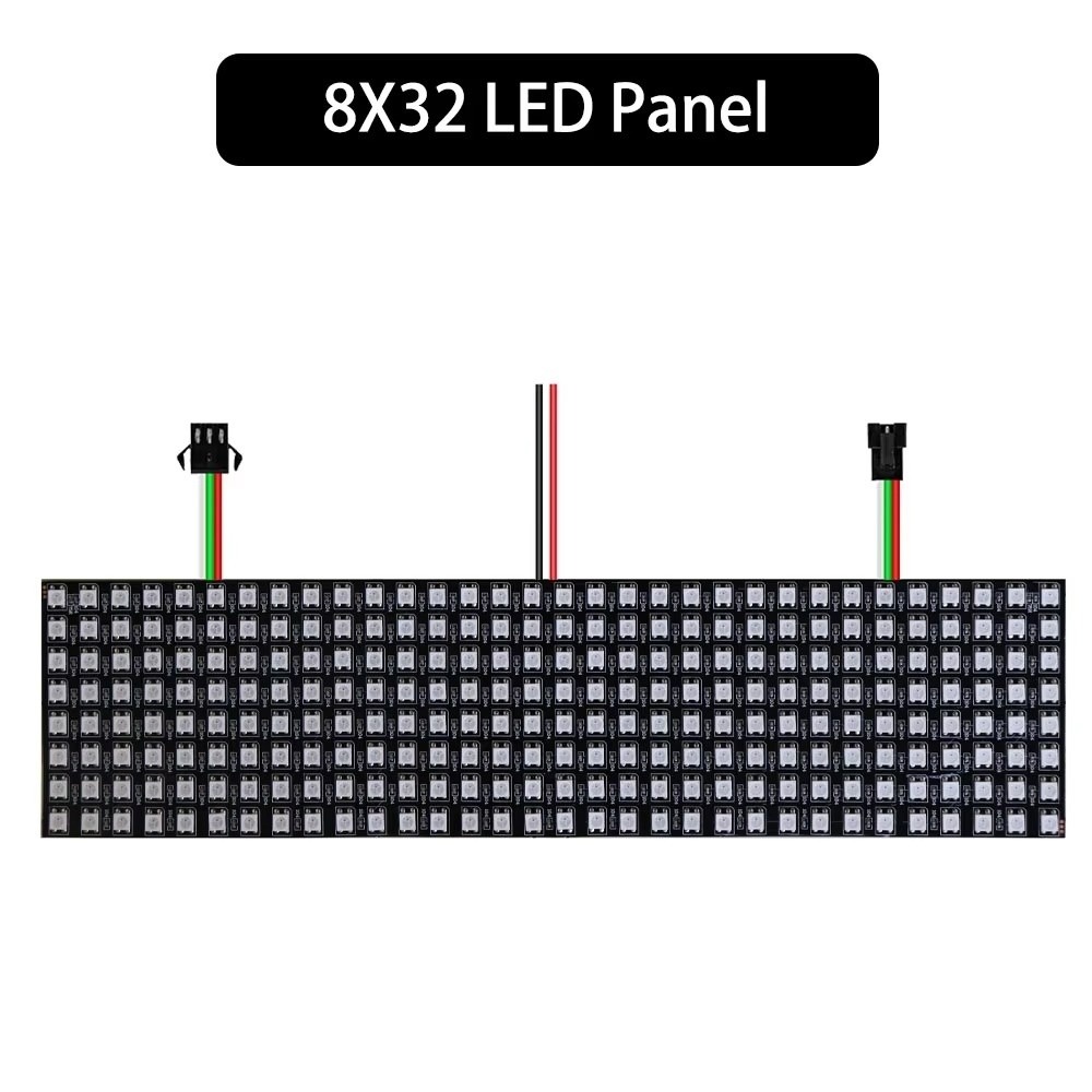 แผงไฟ LED RGB สีเต็มรูปแบบ WS2 - Rgb Led Matrix 8X8 บทวิจารณ์และราคา