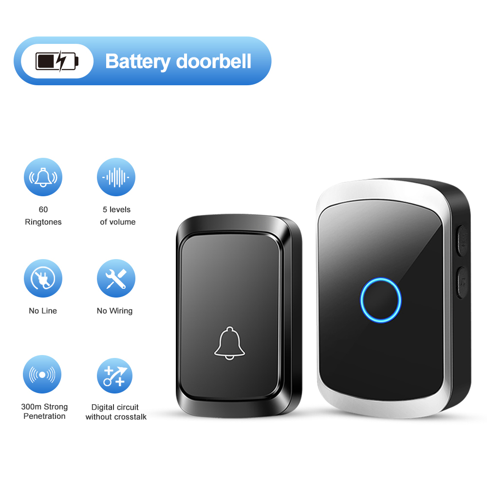 สมาร์ทไร้สาย Doorbell ประตู CH - Smart Home Automation Diy บทวิจารณ์และราคา
