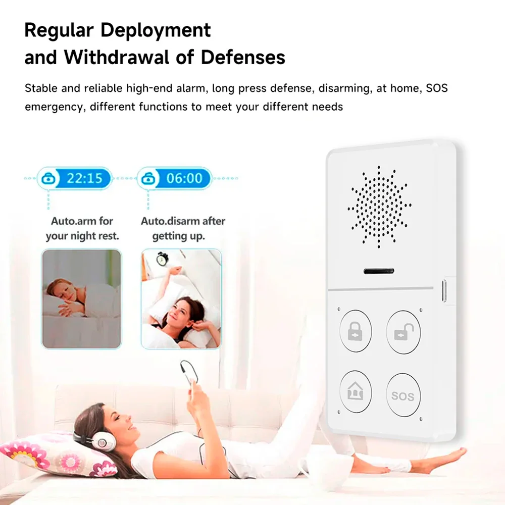 Tuya Wifi Smart Alarm System 4 - Smart Home Automation Diy บทวิจารณ์และราคา