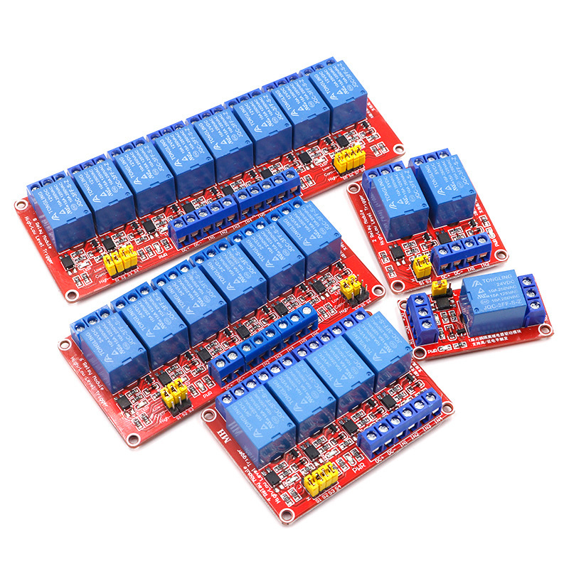 โมดูลรีเลย์ 1/2/4/8 ช่อง รองรั - Relay 8 Channel Board บทวิจารณ์และราคา