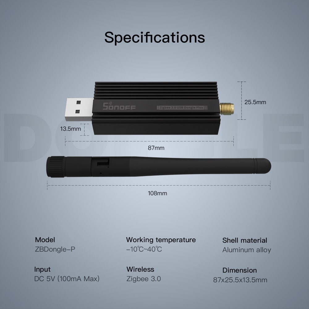 SONOFF เกตเวย์ Zigbee 3.0 ZBDo - Zigbee Coordinator Stick บทวิจารณ์และราคา