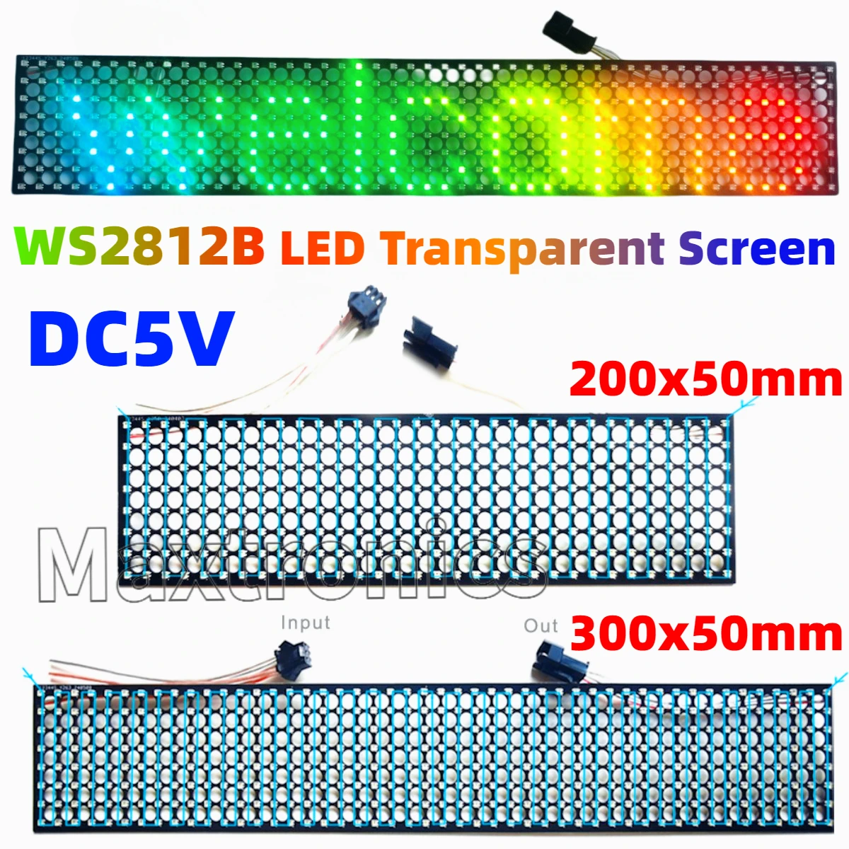 WS2812B LEDโปร่งใสหน้าจอสีRGB  - Rgb Led Matrix 8X8 บทวิจารณ์และราคา