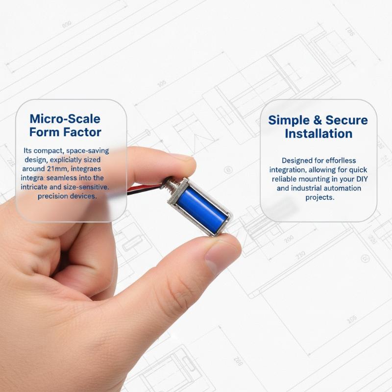 โซลินอยด์แม่เหล็กไฟฟ้าแบบดึง-ด - Diy Automation Projects บทวิจารณ์และราคา